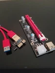 Mailiya 6-PACK Pcie Dual Chip Pci-e 16X To 1X Powered Riser Adapter Card W/ 60CM New. Price: $39.98.