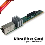 Supermicro AOC-UR-I2XT-NI22 1U Ultra Riser Card Dual Port 10GBASE-T Open. Price: $21.99.