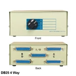Kentek DB25 4 Way Data Transfer Switch Box RS-232 Parallel Rotary Pc Mac Printer New. Price: $50.79.