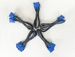 Lot Of Black Vga Monitor Cables 15-PIN Male-to-male With Ferrite Cores 5-PACK Open. Price: $10.50.