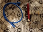 Ubit X001LTAIT3 Lot Of 2X Pci Riser Usb Cable 16X 1X Used. Price: $9.95.