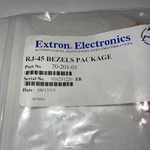 Extron Rj 45 Bezels 70-201-01 Lot Of Packages New. Price: $49.77.