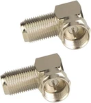 Vcelink 90 Degree Coaxial Connector Type Female RG6 Adapter Right Angl New. Price: $7.81.