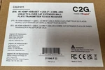 C2G31011 Hdmi Hdbaset + Usb-c, 3.5MM, And Usb-b To Over Cat Extender Wall New. Price: $199.19.