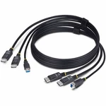 Startech 6FT Dual-displayport And Usb 5GBPS DDU1226-KVM-CABLE New. Price: $52.71.