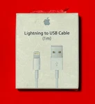 New Open Box Apple A1480 MD818AMA 1M Lightning To Usb Cable - White. Price: $10.95.