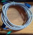 Hp Compaq 224386-003 259443-0001 12 Foot Cpu To Switchbox Cable Used. Price: $19.50.