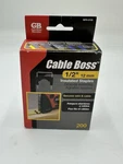 Cable Boss Insulated Staples 200 Pack 1/2" 12MM New. Price: $5.99.