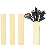 4 Pack Joto Cable Management Sleeve, 19-20 Inch Cord Organizer System With New. Price: $18.31.
