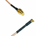 Usa-ca RG316 Rp-sma Female To Mmcx Right Angle Coaxial Rf Pigtail Cable New. Price: $12.74.