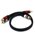 10 Monoprice Premium Rca PLUG/2 M/m 22AWG Cable - 1.5FT, Black New. Price: $48.56.