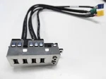 Hp 628565-001 6200 Pro Front Usb Audio I/o Panel Complete With Cables Used. Price: $16.00.