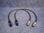 1-PAIR Btx Speakon Pole Extension Cable M-f, 3' NLT4FX Carol 12/4 Neutrik W17 New. Price: $69.99.