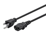 3-PRONG Power Cord Feet Black Nema 5-15P To Iec 60320 C13, 16AWG, 13A New. Price: $8.75.