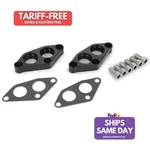 Meziere WP84S, Pack Black Aluminum Water Pump Port Adapters 12AN Female Bbm New. Price: $194.18.