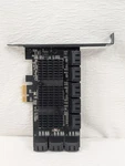 Beyimei Pcie 1X Sata Card 16 Ports (JMB575 + ASM1064) Used. Price: $49.95.