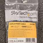 Startech Usb-c To Hdmi Displayport Cable 6FT Black CDP2HDMM2MB New. Price: $8.00.