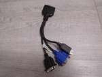 Genuine Hp 416003-001 Kvm Dongle Vga Serial Usb DB9 Server Suv Cable Adapter Used. Price: $24.95.