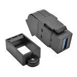 Eaton U325-000-KPA-BK Usb 3.0 Keystone Panel Mount Coupler (f/f) Angled New. Price: $11.82.