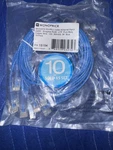 New Monoprice 15154 3FT CAT6A Ethernet Patch Cable Snagless RJ45 (10-PACK). Price: $24.95.