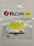 Fs.com .3M 10GB 50/125 OM3 Multimode Fiber Patch Cable Aqua Lc/upc-lc/upc Duplex New. Price: $10.00.