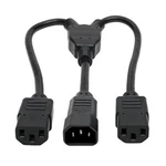 Eaton Tripp Lite Series Power Cord Splitter 2-PAK, C14 2XC13 Pdu Style 10A, New. Price: $25.00.