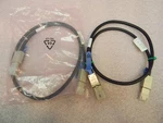 (2) New Hp External Mini-sas 407344-002 1-METER Cable (408766-001) Open. Price: $62.97.