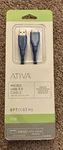 Ativa Micro Usb 3.0 Cable, Blue 6 Ft New. Price: $24.11.