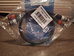 Monoprice Premium Rca PLUG/2 M/m Cable - 1.5 Feet Black 22AWG New. Price: $8.99.