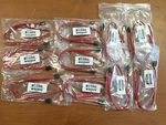 New 10 X Supermicro CBL-0044L 24" Sata Cables. Price: $9.25.