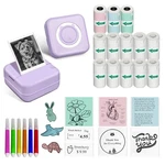 Aptika Mini Thermal Printer W/ 14 Rolls Sticky Paper Wireless Bluetooth Photo New. Price: $74.63.