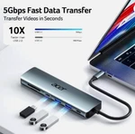 Acer Usb Hub, 7 In 1 Multi-port Adapter For Laptop, 4K, Hdmi Splitter Nib New. Price: $18.88.