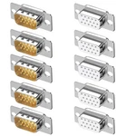 Jienk 10PCS Vga Female DB15 3ROW Solder Cup Connectors, Gold Plated Join... New. Price: $11.99.