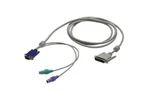 Raritan CCPT20 Kvm PS/2 Cable DB25M HD15M DIN6MX2 Masterconsole MX4 Brand. Price: $21.13.