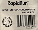 Rapidrun #42404, Digital Runner CL2, New In The Box, 35' Long. Price: $30.00.