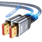 Highwings 80GBPS Displayport Cable 2.1 6.6FT, 16K 60HZ, 8K 120HZ, 4K 240HZ, Dp New. Price: $21.79.