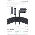 Starlink 75' Ft Cable Rectangular Satellite V2 01500551-504 Open. Price: $44.00.