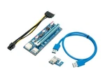 Rosewill RCRC-17001 Pci-e Express 16X To 1X Riser Sata Power Cable Adapter New. Price: $15.00.