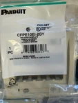 15 New Panduit CFPE10EI-2GY Mini-com Executive 10-PORT Dual Gang Faceplates.. Price: $45.00.