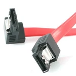 Startech LSATA18RA1 18IN Latching To Right Angle Serial Cable Red New. Price: $13.98.