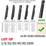 Lot Battery KI04 K104 For Hp Pavilion 14-AB 15-AB Series 800010-421 800049-001 New. Price: $415.00.