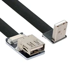 Nfhk Down Angled Usb 2.0 Type-a To Female Extension Data Flat Slim Fpc C... New. Price: $17.21.