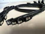 6X Asus 6G Sata Iii Data Cable Black With Lock ( Straight To ),original Open. Price: $9.99.