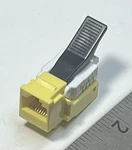 (8 Pcs.) Monoprice P/n 5622 CAT6 RJ-45 Toolless Keystone, Yellow. Pack. New. Price: $8.01.