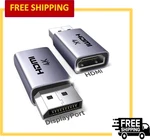 Ugreen Unidirectional 4K Display Port 1.2 To Hdmi 1.4 Female Adapeter New. Price: $19.99.