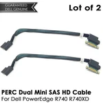 Lot Of 2 New Dell Perc R740XD Dual Mini Sas Hd Cable 1RRJP. Price: $46.99.