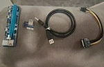 Pci-e 1X To 16X Powered Usb 3.0 Gpu Riser Extender Adapter Card Ver 009S Plus New. Price: $7.98.