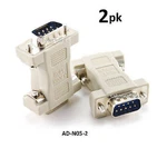 2PK DB9 Null Modem Male/male Data Transfer Adapter/gender Changer New. Price: $7.99.