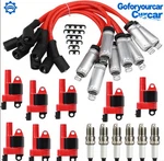 High Performance UF414 Ignition Coil+spark Plug+wire Chevy Gmc 5.3L 6.2L V8 New. Price: $120.68.