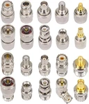 Boobrie 20PCS Rf Coaxial Connector Kit Uhf Adapter Set Silver New. Price: $42.98.